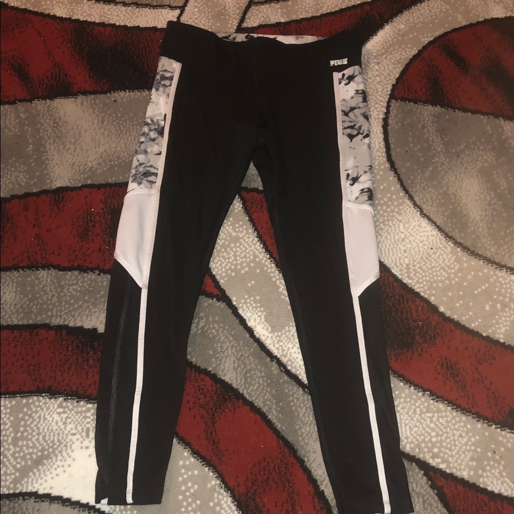 Victoria's Secret Black and White Leggings